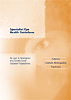 Cover of the Specialist Eye Health Guidelines publication